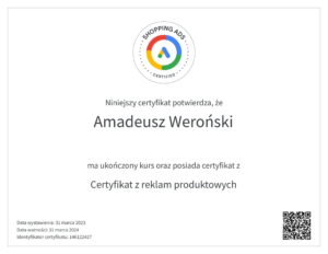 Amadeusz-Weronski-Certyfikat-z-reklam-produktowych-scaled